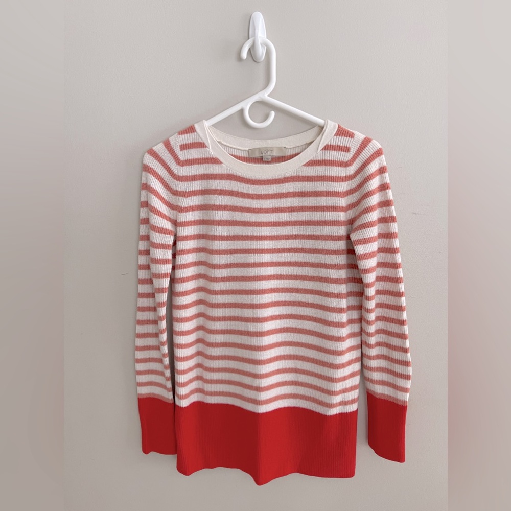 Loft Striped Sweater.
